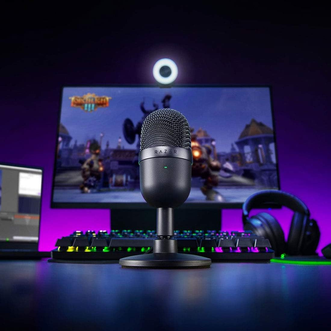 Seiren Mini USB Condenser Microphone: for Streaming and Gaming on PC - Professional Recording Quality