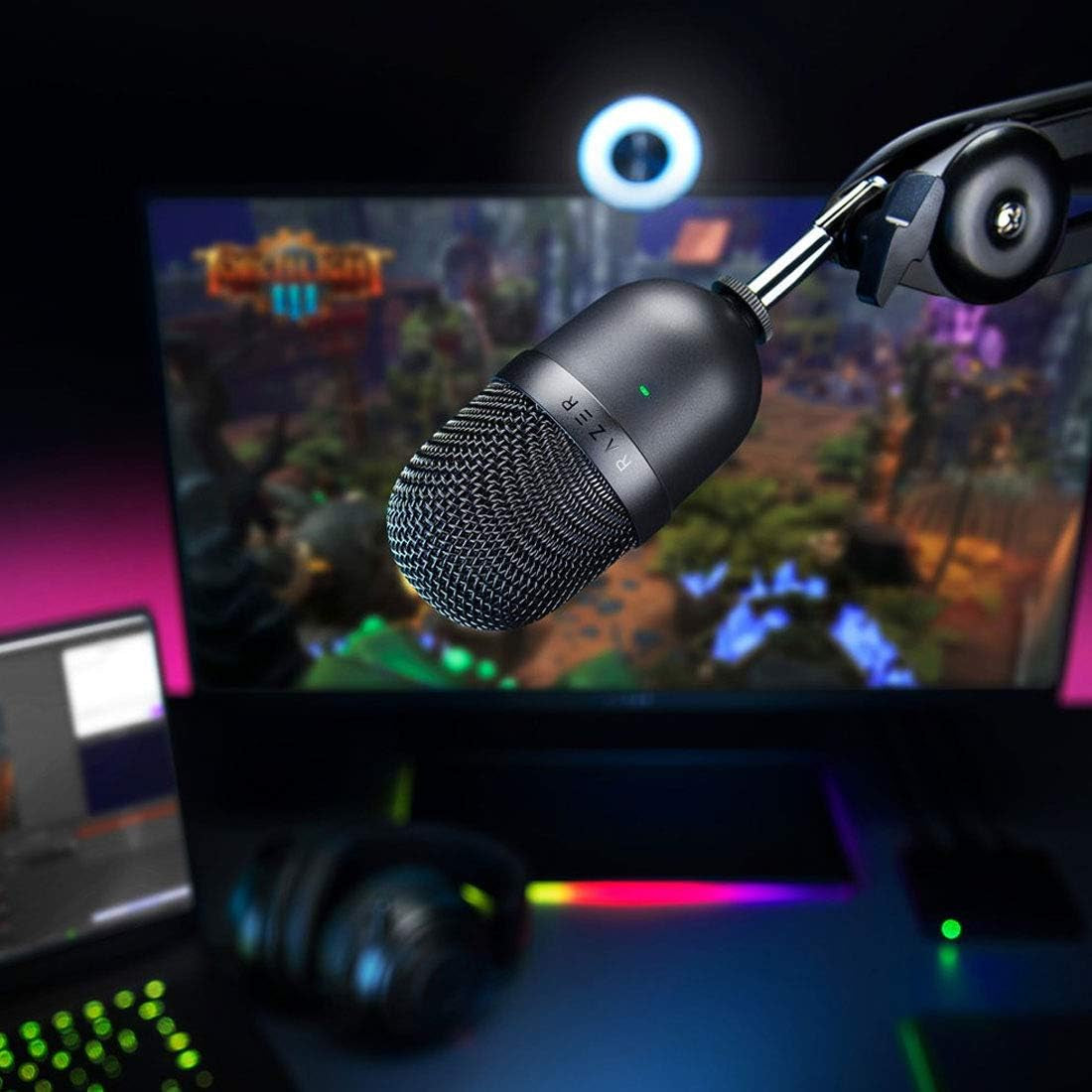 Seiren Mini USB Condenser Microphone: for Streaming and Gaming on PC - Professional Recording Quality